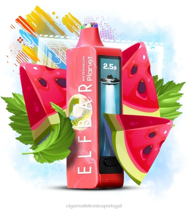 Atacado Vaporizador - melancia Elf Bar Planet 25.000 R880812