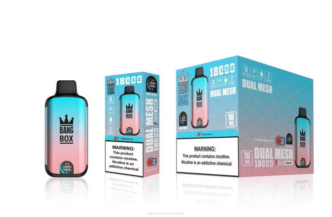 Atacado Vaporizador - Bang Box 18.000 baforadas gelo de melancia 8T6096