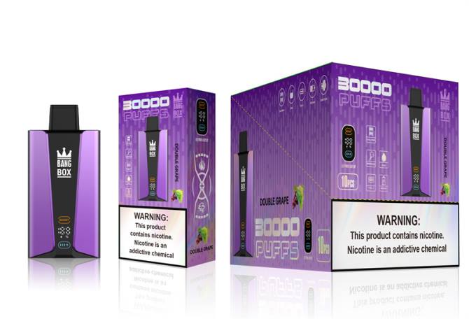 Atacado Vaporizador - Bang Box Tela inteligente de 30.000 baforadas uva dupla 8T6085