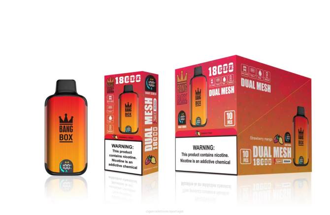 Cigarro Eletrónico Comprar Online - Bang Box 18.000 baforadas manga morango 8T6099