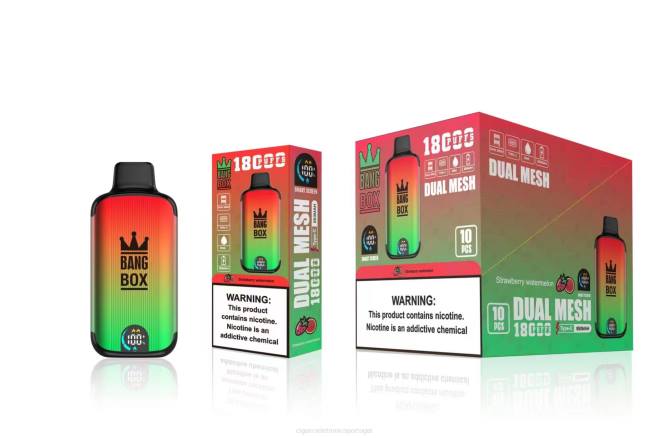 Cigarro Eletrónico Comprar Online - Bang Box 18.000 baforadas melancia morango 8T6088