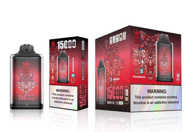 Cigarro Eletrônico Descartável Atacado - Bang Box s1-15000 baforadas gelo de melancia 8T60106