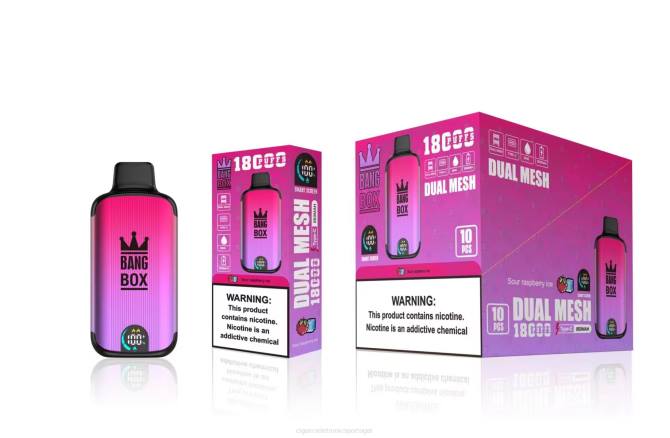 Cigarro Eletrónico Portugal - Bang Box 18.000 baforadas gelo de framboesa azeda 8T6098
