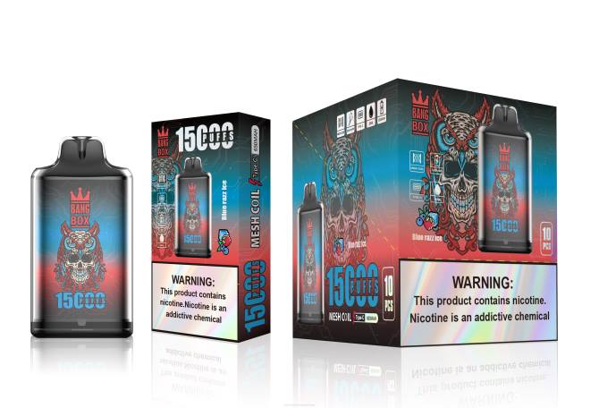 Cigarro Eletrónico Preço Portugal - Bang Box s1-15000 baforadas gelo azul 8T60108
