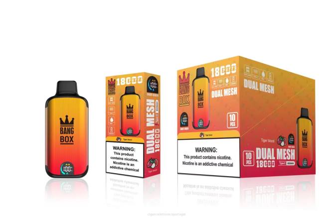 Cigarro Eletronico Atacado - Bang Box 18.000 baforadas sangue de tigre 8T6094