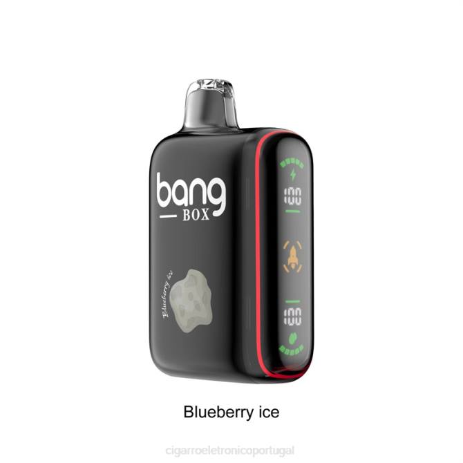 Cigarro Eletronico Atacado - Bang Box Display de energia inteligente de 9000-18000 baforadas gelo de mirtilo 8T6032