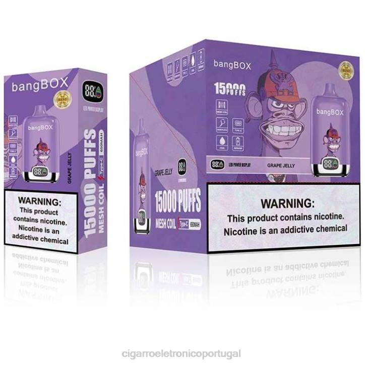 atacado vaporizador RB64142 geleia de uva Bang Box 15.000