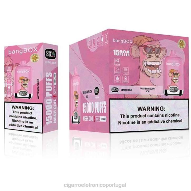 blu cigarro eletrónico portugal RB64139 gelo de melancia Bang Box 15.000