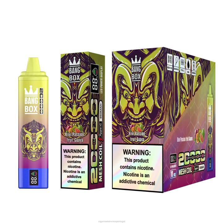 cigarro eletrônico RB64127 kiwi maracujá goiaba Bang Box 20.000
