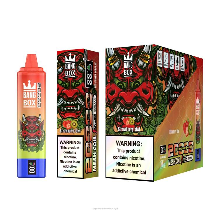 cigarro eletrónico comprar online RB64126 kiwi morango Bang Box 20.000