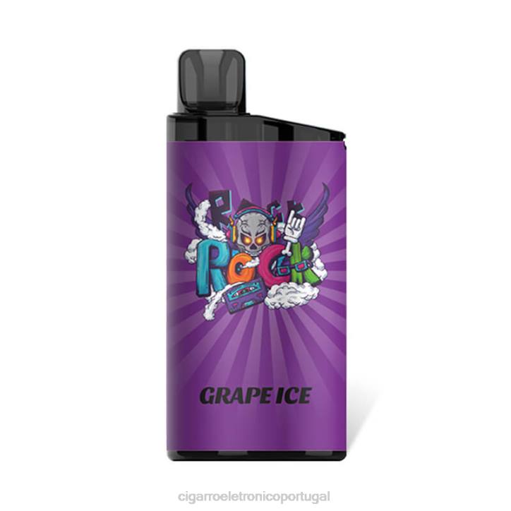 cigarro eletrônico vape RB6488 gelo de uva IGET BAR 3500 5% de nicotina