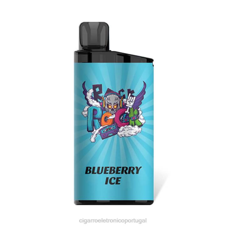 cigarro eletrônico vape RB6498 gelo de mirtilo IGET BAR 3500 5% de nicotina