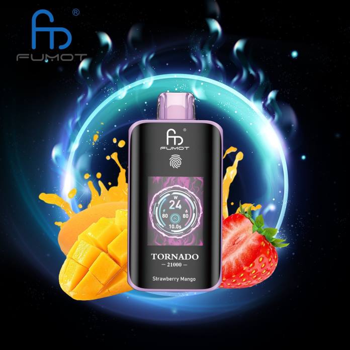 Cigarro Eletrônico Descartável Atacado - manga morango Fumot Tornado 25.000 vapores descartáveis VN6L11