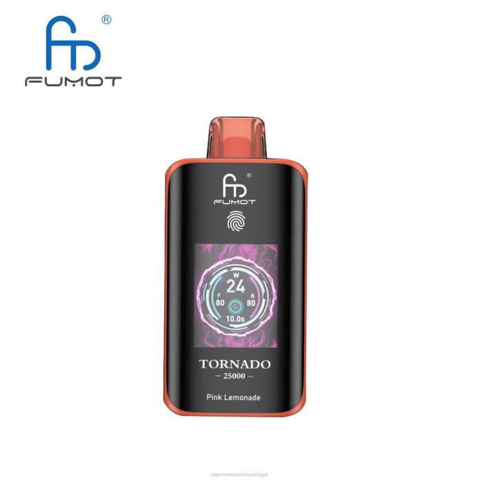Cigarro Eletronico Atacado - limonada rosa Fumot Tornado 25.000 vapores descartáveis VN6L10
