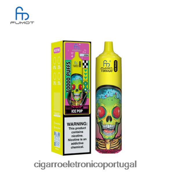 Cigarro Eletrónico Comprar Online - Fumot Tornado 30k música picolé TX2F6B15