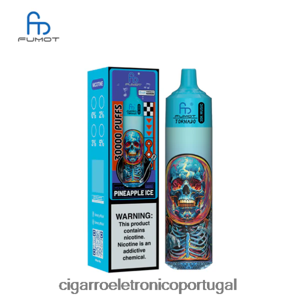 Cigarro Eletrônico Descartável Atacado - Fumot Tornado 30k música gelo de abacaxi TX2F6B22