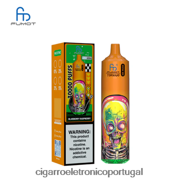 Cigarro Eletrônico - Fumot Tornado 30k música framboesa mirtilo TX2F6B5
