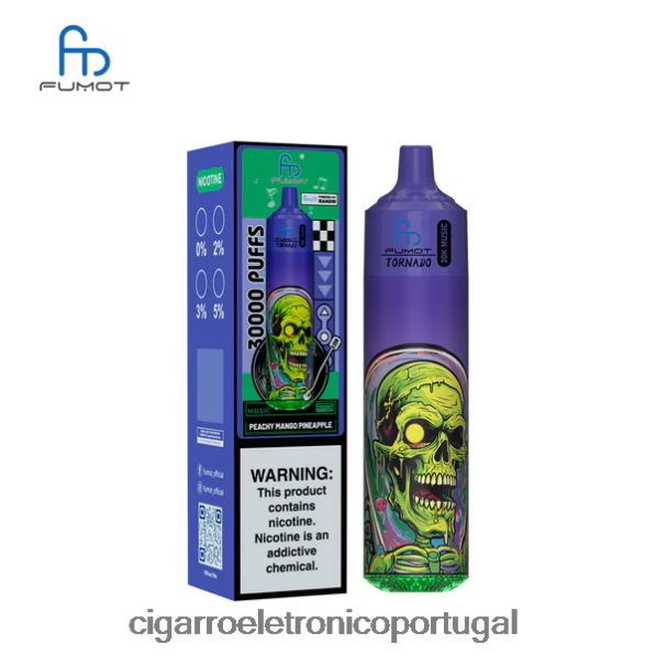 Cigarro Eletronico Atacado - Fumot Tornado 30k música abacaxi manga pêssego TX2F6B21