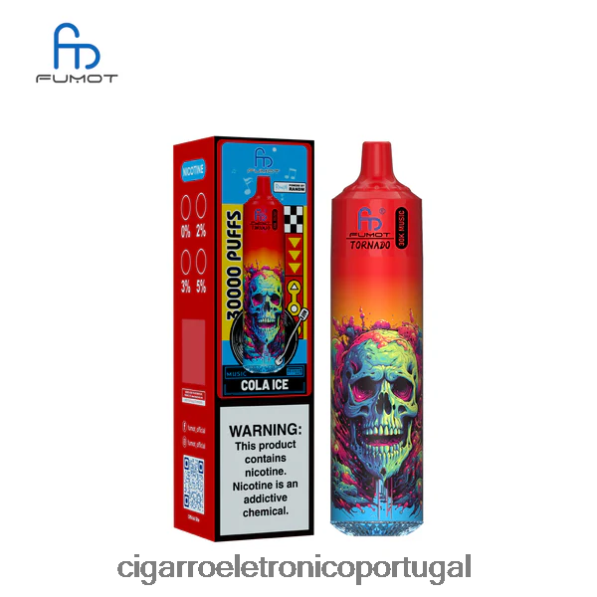 Loja Cigarro Eletronico Portugal - Fumot Tornado 30k música gelo de cola TX2F6B9