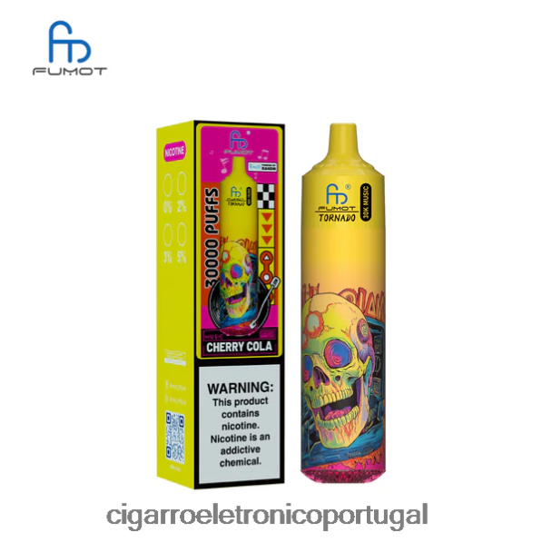 Loja De Cigarro Eletronico Portugal - Fumot Tornado 30k música cola de cereja TX2F6B8