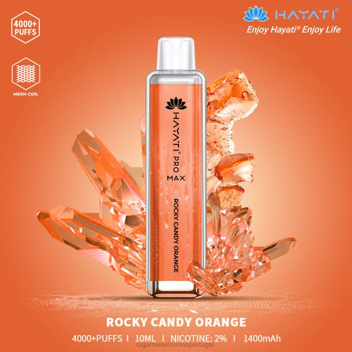 atacado vaporizador RB64172 laranja doce rochosa Hayati Pro Max 4000