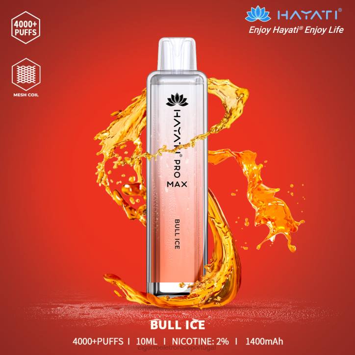 cigarro eletrónico comprar online RB64186 gelo de touro Hayati Pro Max 4000