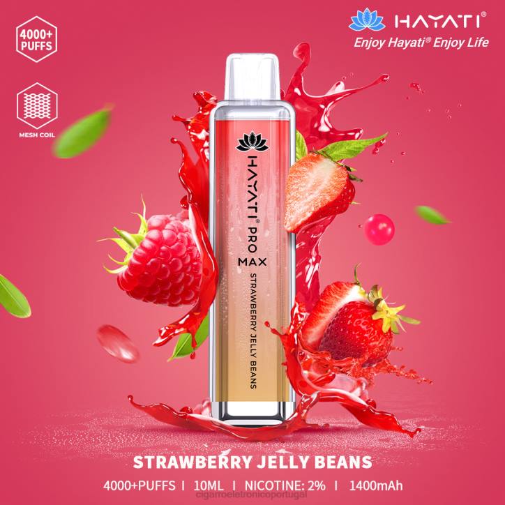 cigarro eletrónico comprar online RB64196 jujubas de morango Hayati Pro Max 4000