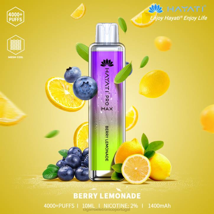 cigarro eletrónico iqos RB64145 limonada de frutas vermelhas Hayati Pro Max 4000