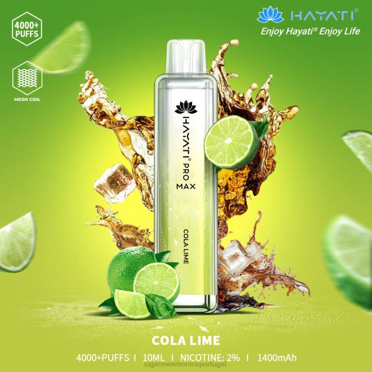 cigarro eletrónico iqos RB64155 cola de limão Hayati Pro Max 4000