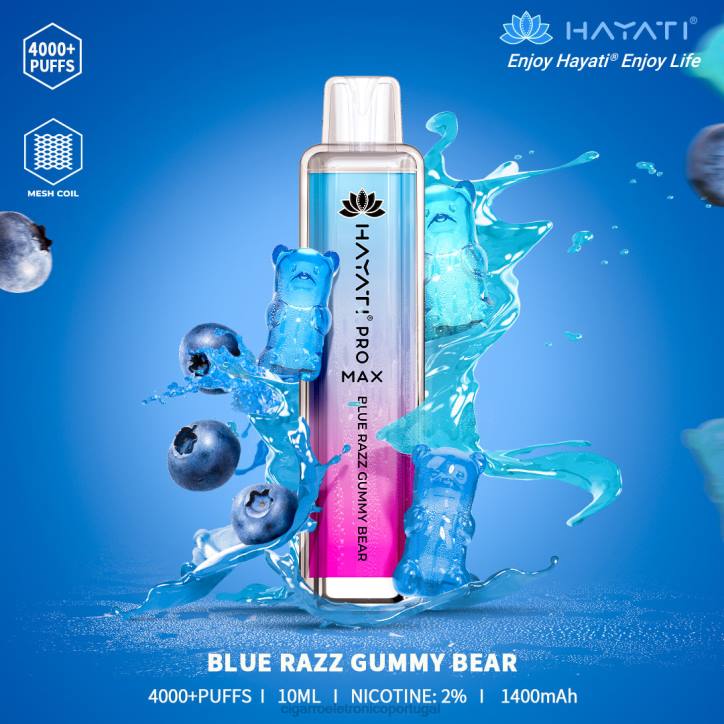 cigarro eletrónico preço portugal RB64183 ursinho de goma razz azul Hayati Pro Max 4000
