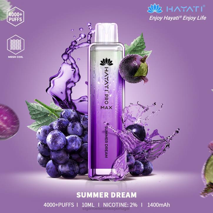 cigarro eletrônico vape RB64178 sonho de verão Hayati Pro Max 4000
