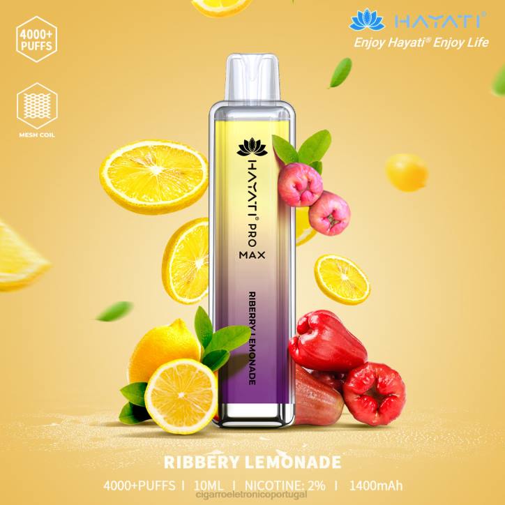 vaporizador de ervas atacado RB64171 limonada de ribberry Hayati Pro Max 4000