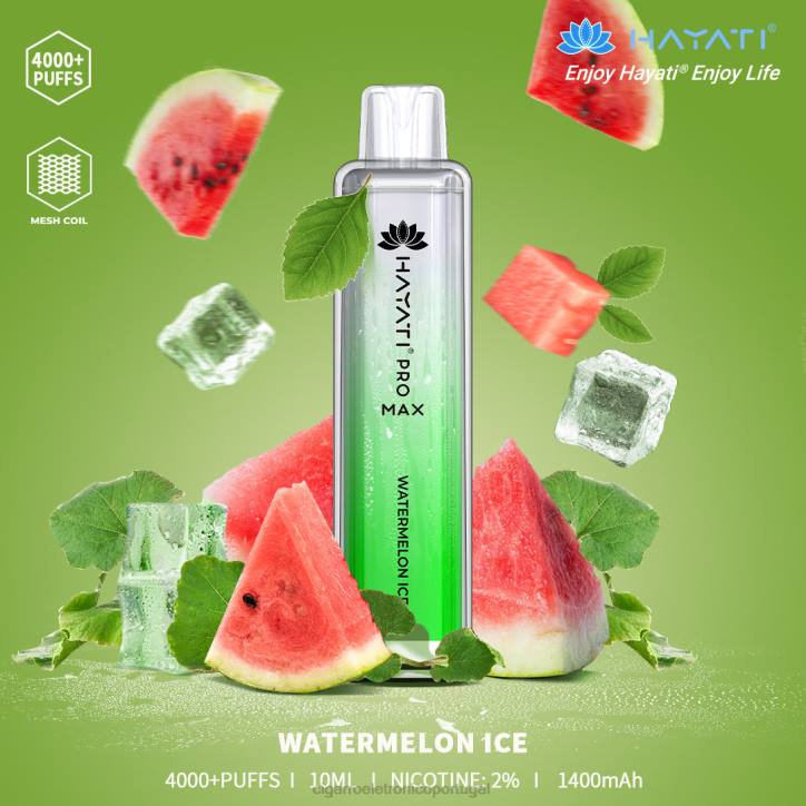 vaporizador de ervas atacado RB64181 gelo de melancia Hayati Pro Max 4000