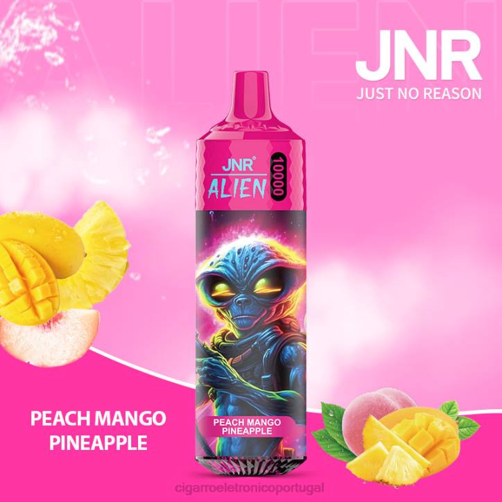cigarro eletrônico vape RB64658 pêssego manga abacaxi JNR ALIEN