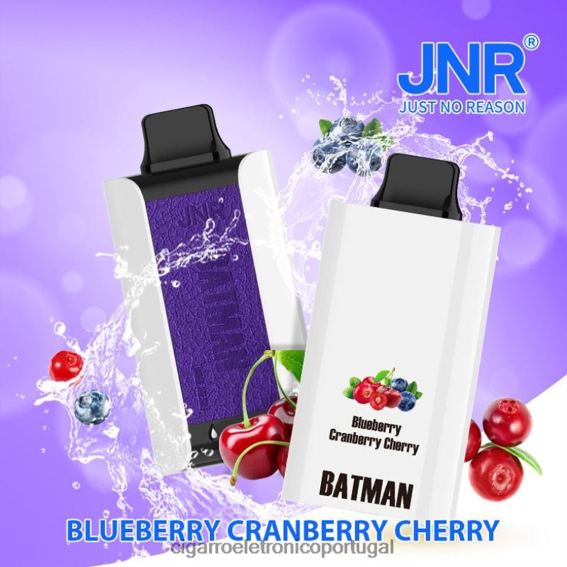 Cigarro Eletrônico Vape - JNR BATMAN 11.000 mirtilo cranberry cereja FBHTBP17