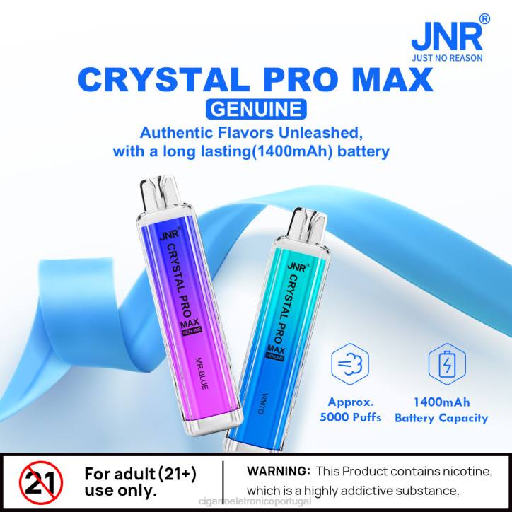 cigarro eletrónico iqos RB64735 pêssego suculento JNR CRYSTAL PRO MAX