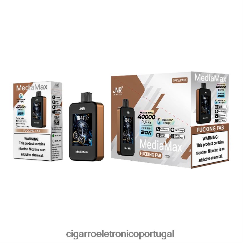 JNR MediaMax 40k sopro J6086813 fabuloso cigarro eletrónico preço portugal