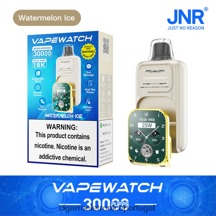 JNR relógio vaporizador J608689 gelo de melancia blu cigarro eletrónico portugal
