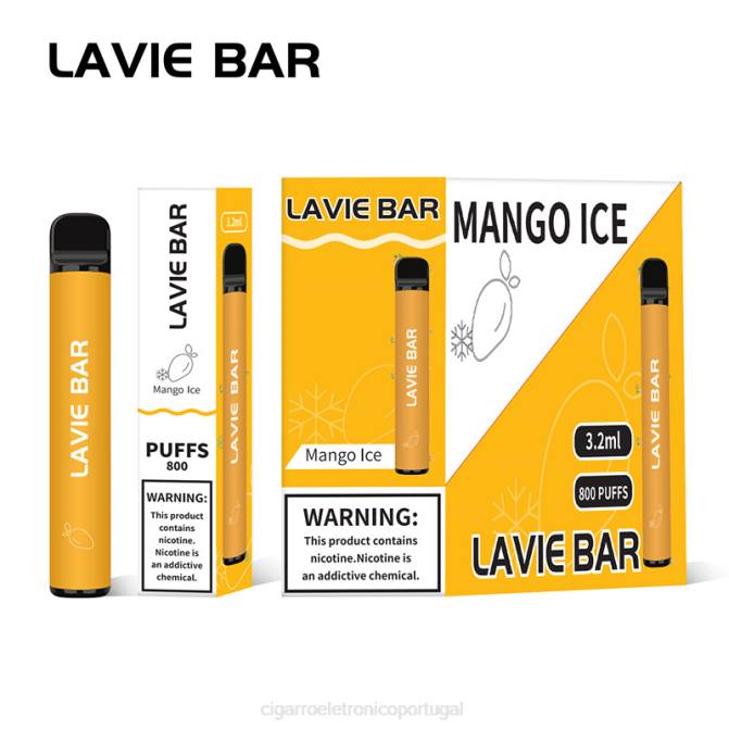 Atacado Vaporizador - gelo de manga LAVIE BAR 800 baforadas DDN0309