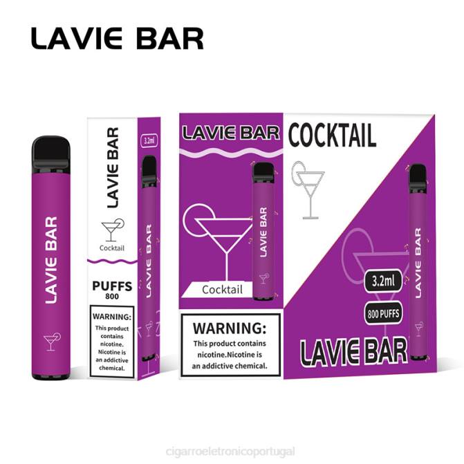 Cigarro Eletrónico Comprar Online - coquetel LAVIE BAR 800 baforadas DDN0312