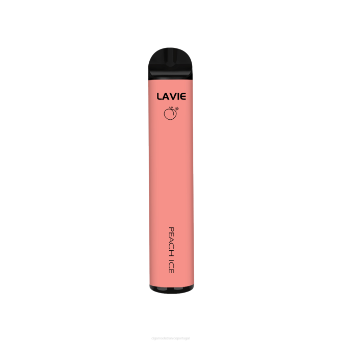 Cigarro Eletrônico Vape - gelo de pêssego LAVIE BAR 1600 baforadas DDN0303