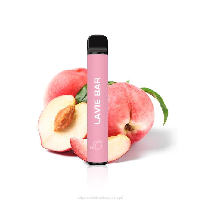 Cigarro Eletrônico Vape - gelo de pêssego LAVIE BAR Versão 2% 800 baforadas DDN0325