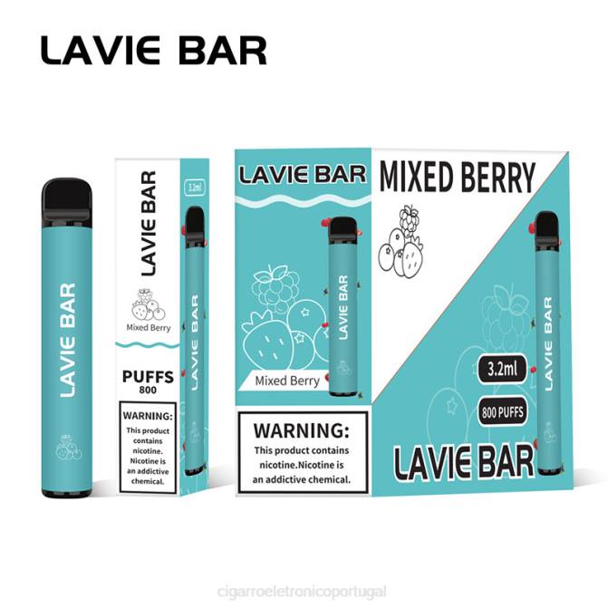 Loja De Cigarro Eletronico Portugal - frutas misturadas LAVIE BAR 800 baforadas DDN0316