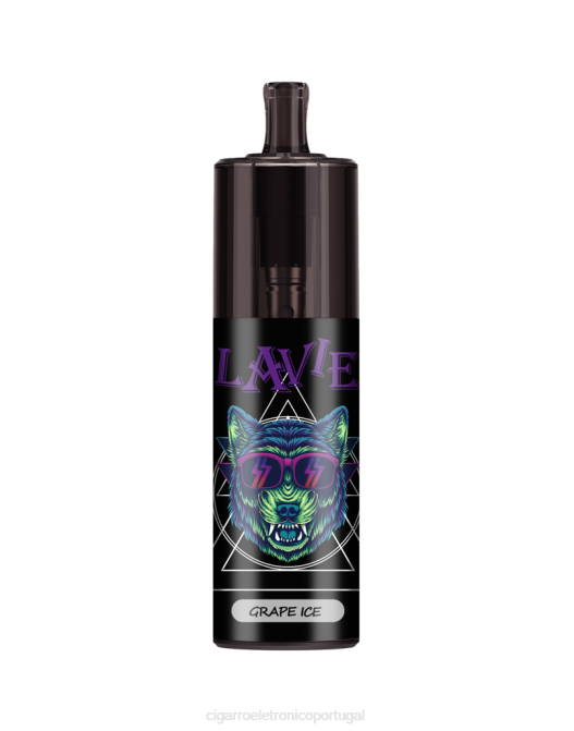 Atacado Vaporizador - gelo de uva LAVIE COLOUR BAR Controle de fluxo de ar de 10.000 baforadas DDN0331