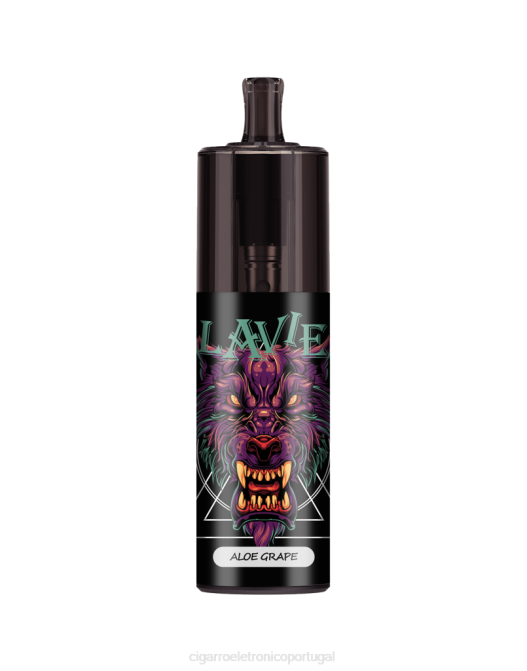 Cigarro Eletrônico Descartável Atacado - uva aloe LAVIE COLOUR BAR Controle de fluxo de ar de 10.000 baforadas DDN0330