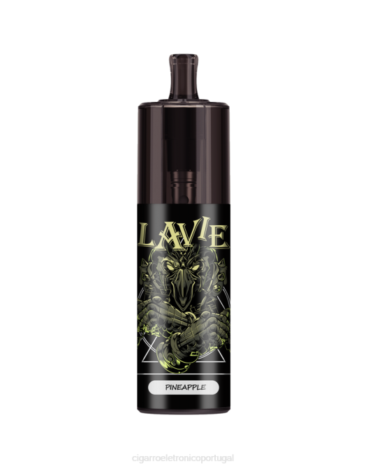 Cigarro Eletrônico Vape - abacaxi LAVIE COLOUR BAR Controle de fluxo de ar de 10.000 baforadas DDN0336