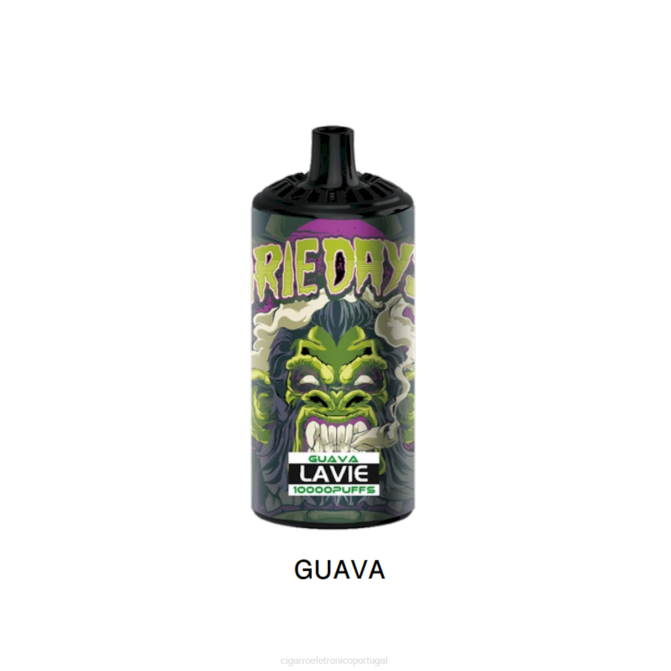 Cigarro Eletrônico - goiaba LAVIE BEAST 10.000 baforadas DDN0368