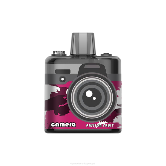 Cigarro Eletrônico Vape - maracujá LAVIE Camera 8.000 baforadas DDN0171