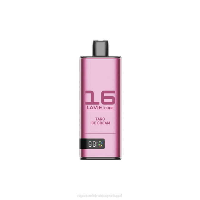 Cigarro Eletrônico Vape - sorvete de taro LAVIE Cube 20.000 baforadas DDN050