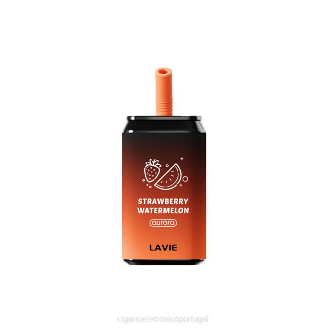 Cigarro Eletrónico Portugal - melancia morango LAVIE Aurora 11.000 baforadas DDN0146